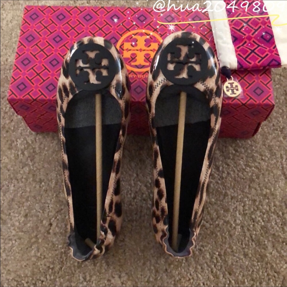 Tory Burch leopard print flats